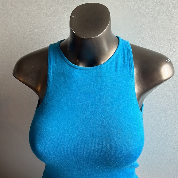 Blue Guess Tank Top Medium - Picture 3 of 7
